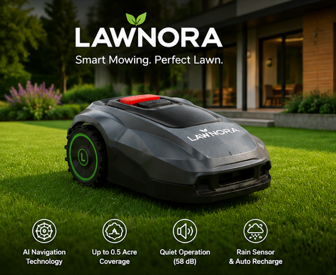 Lawnora LR500 Robot Lawn Mower – Auto Charging, Rain Sensor & Smart Mapping - Image 8