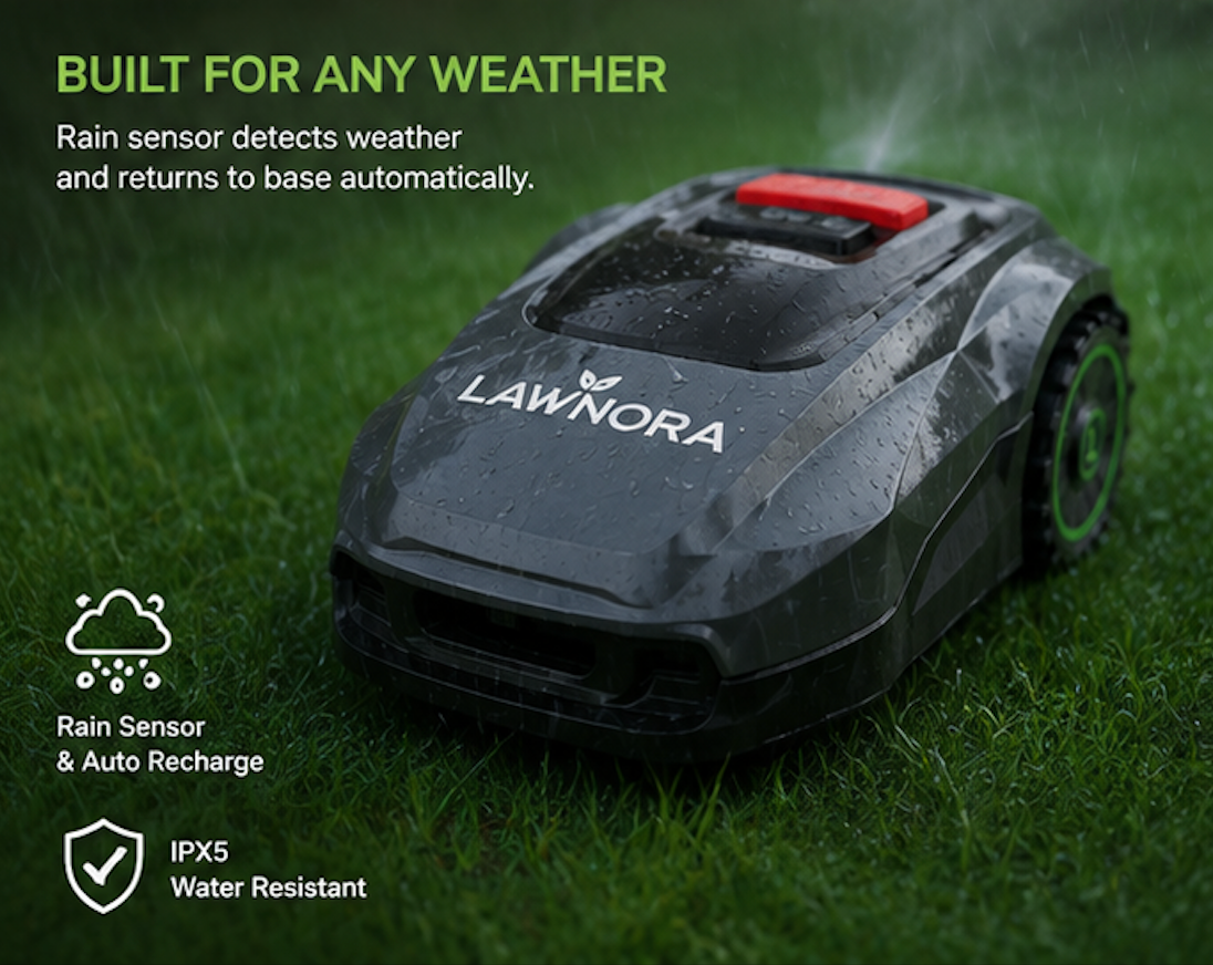 Lawnora LR500 Robot Lawn Mower – Auto Charging, Rain Sensor & Smart Mapping - Image 3